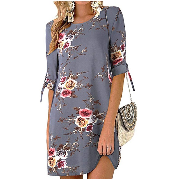 C.C. Boutique Dresses & Skirts - NWT Grey Rose T-shirt Style Sundress